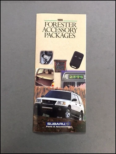 1999 Subaru Forester Original Factory Car Accessories Brochure Folder deal from eBay