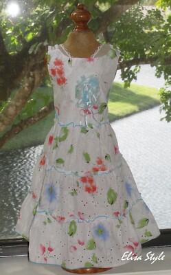 European Holiday Boutique Pradal Easter Party baby girl dress in size 3T 