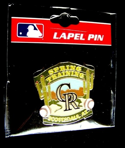 2018 2019 Scottsdale AZ CR Colorado Rockies Spring Training pin cactus league - Picture 4 of 5