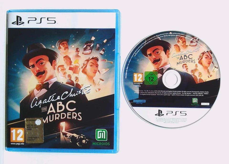 AGATHA CHRISTIE THE ABC MURDER PS5! VIDEOGIOCO PLAYSTATON 5 GIOCO ITALIANO USATO, foto 1 di 2