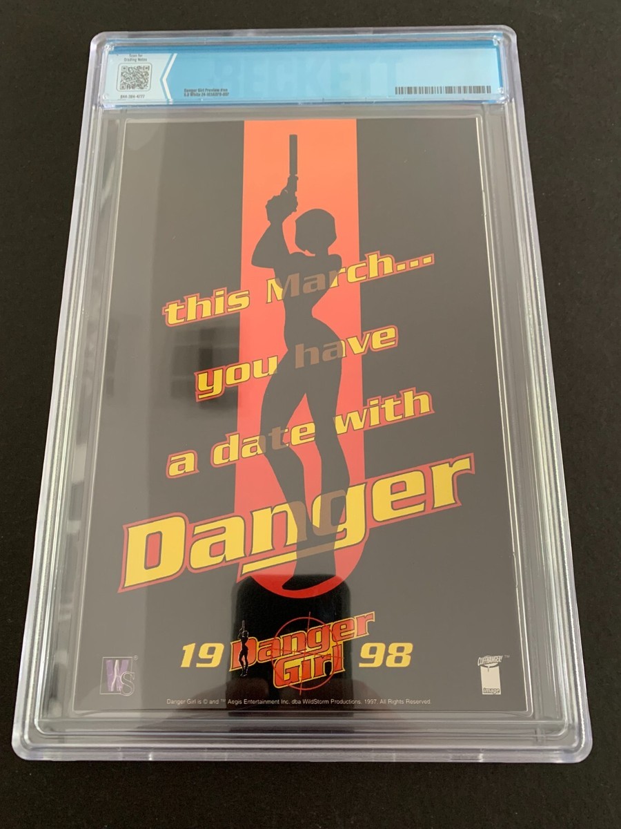 DANGER GIRL PREVIEW * CBCS 9.8 * (1997) AMERICAN ENTERTAINMENT
