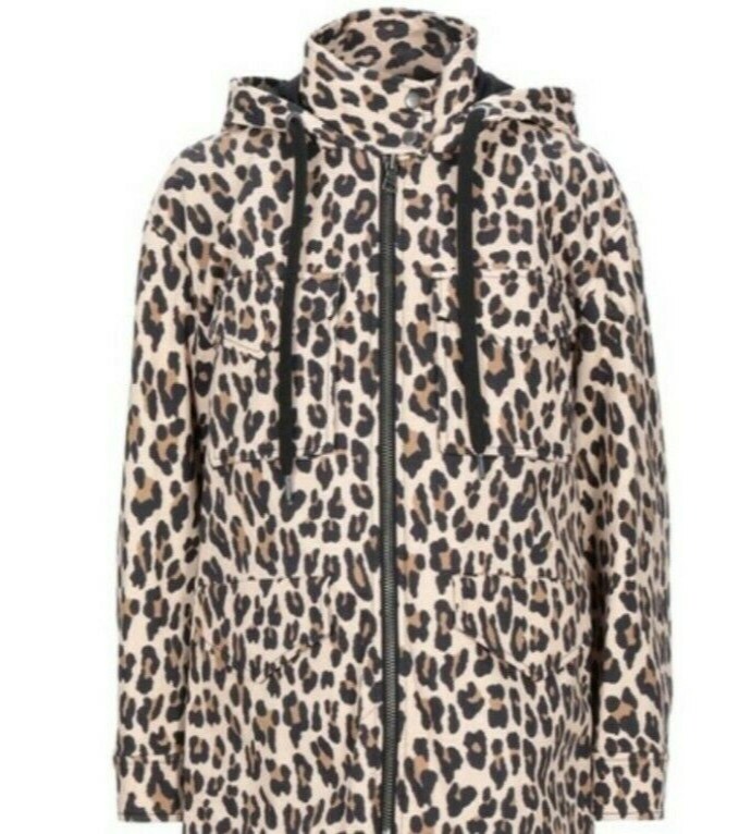Alice + Olivia Russo Leopard-Print Cotton-Blend Twill Hooded