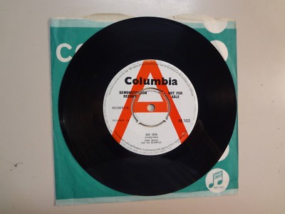 EARL ROYCE & THE OLYMPICS: Que Sera-I Really Do-U.K. 7'' 64 Columbia DB 7433 Demo