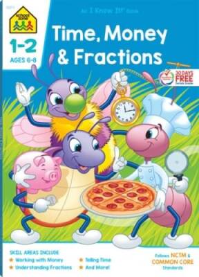 Workbooks-Time, Money and Fractions Grades 1-2 - Paperback By Barbara - GOOD