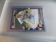 2018 Bowman Dean Deetz Purple Prospect Auto Autograph #047/250 Astros 