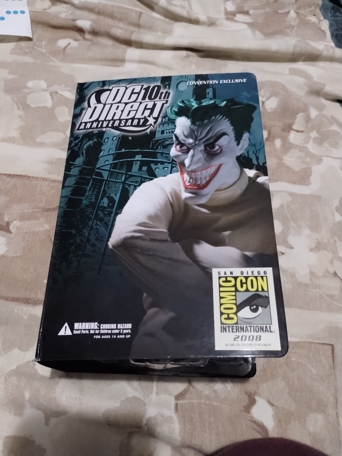 2008 SDCC DC DIrect The JOKER Asylum Straitjacket 10th Anniversary.