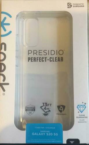 Speck Presidio Perfect Clear Case 136315-5085 Samsung Galaxy S20 (NEW)