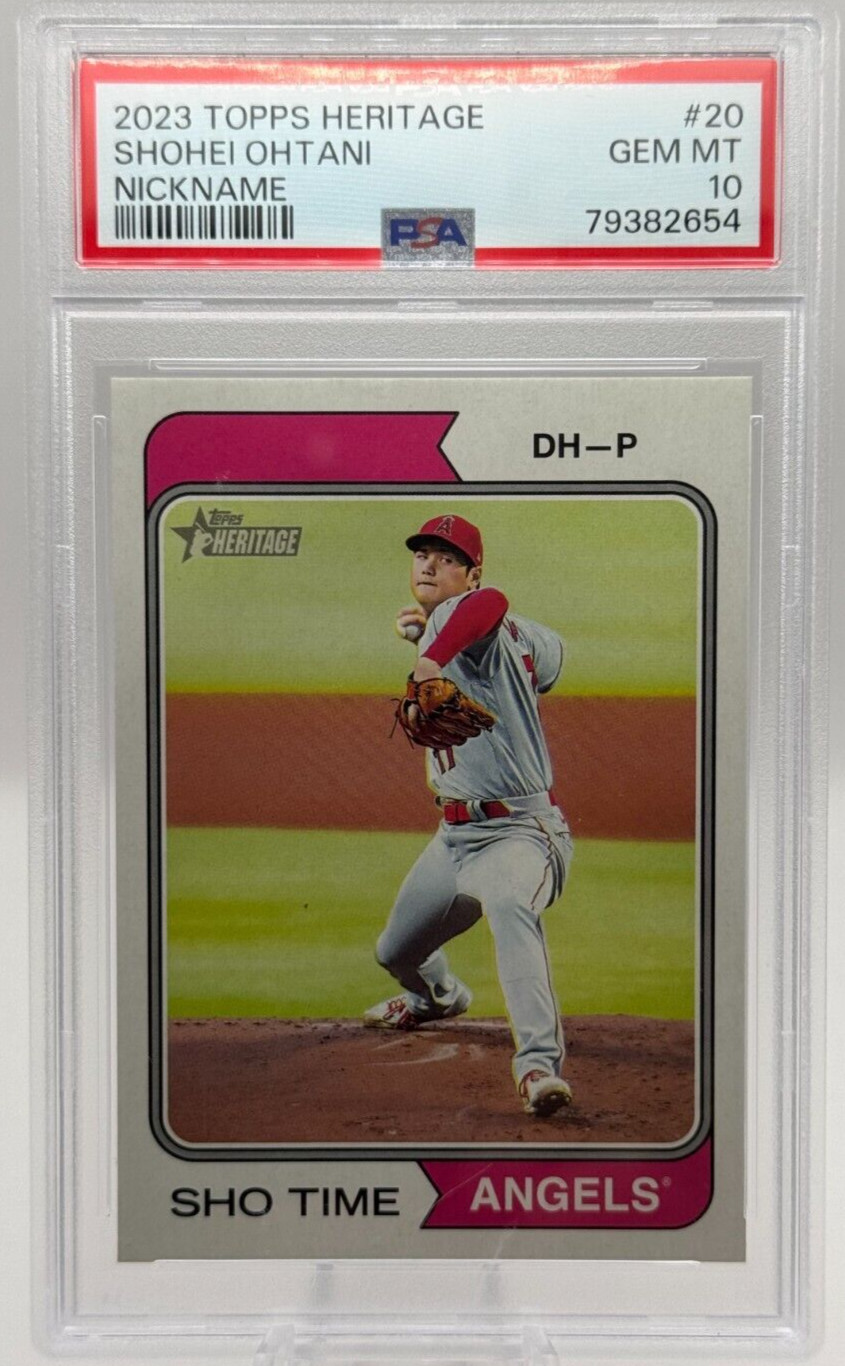 Topps Heritage 大谷翔平 SSP NICK NAME PSA10
