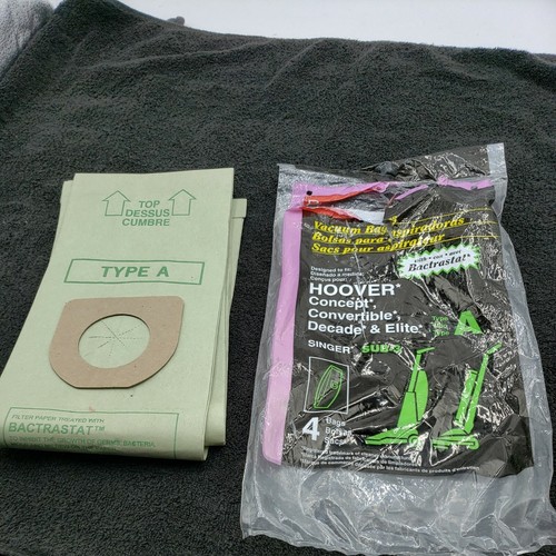 Rubbermaid Vacuum Bags Type A for Hoover, Convertible & Concept 3 Bags