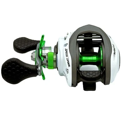 7 5 1 baitcasting reel lures Lew's Custom Inshore SLP 7.5:1 Right Hand Baitcast bearing system with stainless steel double shielded ball bearings Bait Casting Fishing Reel 7.1:1