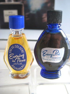  lot Vintage 0.15 oz perfume 1/8 cologne Bourjois Eveing in Paris