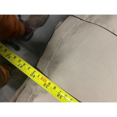 Trench cappotto uomo vintage woolrich foderato pelliccia sintetica tela uomo taglia 42 lungo - Foto 6 di 10