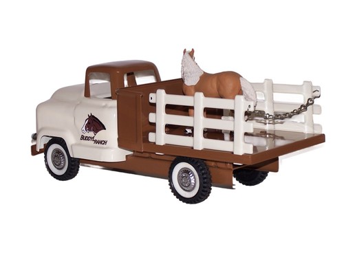 Buddy L 1950s GMC Ranch Stake Truck with Horse Farm Super Custom Paint Job - Picture 18 of 18
