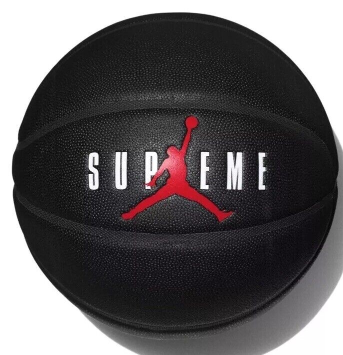 Supreme X Jordan Basketball 2024 Black Red Basketball 2024 New | eBay