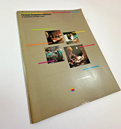 Vintage Apple 80s Personal Computers in Business Brochure - Buyer's Guide