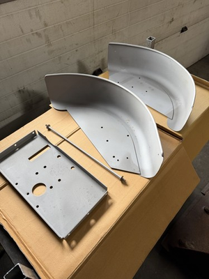 #ad #ad Cub Cadet Original Round Fender Set Restoration Quality 3 Digit Sandblasted $500.00