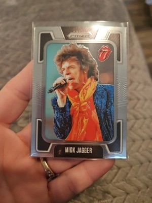 MICK JAGGER 2025 PRIZM THE ROLLING STONES #52 SILVER PACK FRESH Card
