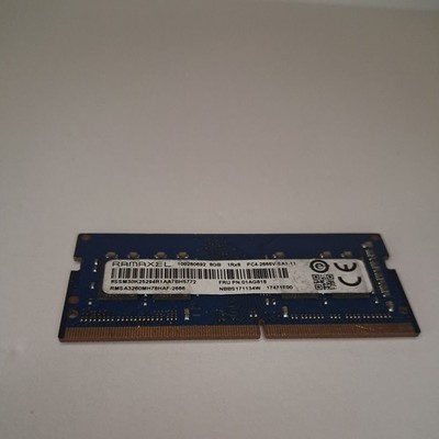 RAMAXLE 8GB PC4-2666V 1Rx8 DDR4 Laptop SO-DIMM Memory RMSA3260MH78HAF-2666