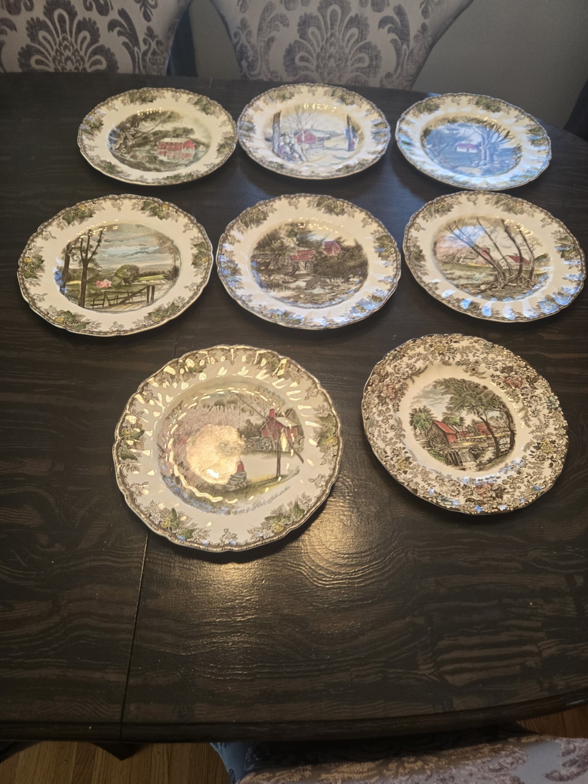 Dinner Plates The Friendly Village Johnson Brothers 10.5"  All Different Designs