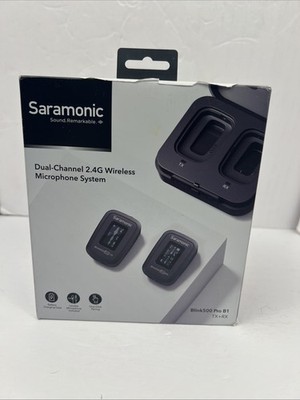 Saramonic Blink500 Pro B1 TX+RX Black Dual Channel Wireless Clip-On Mic System