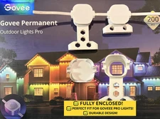 Govee Permanent Outdoor Lights Side Mounting Brackets for Pro Series