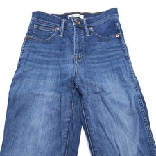 Madewell 10'' High-Rise Skinny Jeans Size 25 Womens Dark Blue Wash 27 Inseam