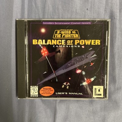 Star Wars X-Wing vs TIE Fighter Balance of Power Campaigns PC Video Game