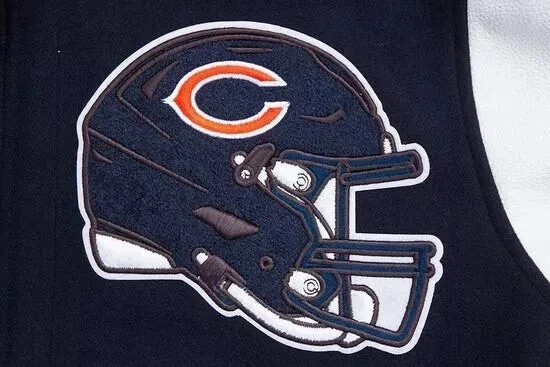Chicago Bearss  Navy Blue Varsity Football Men's Jacket