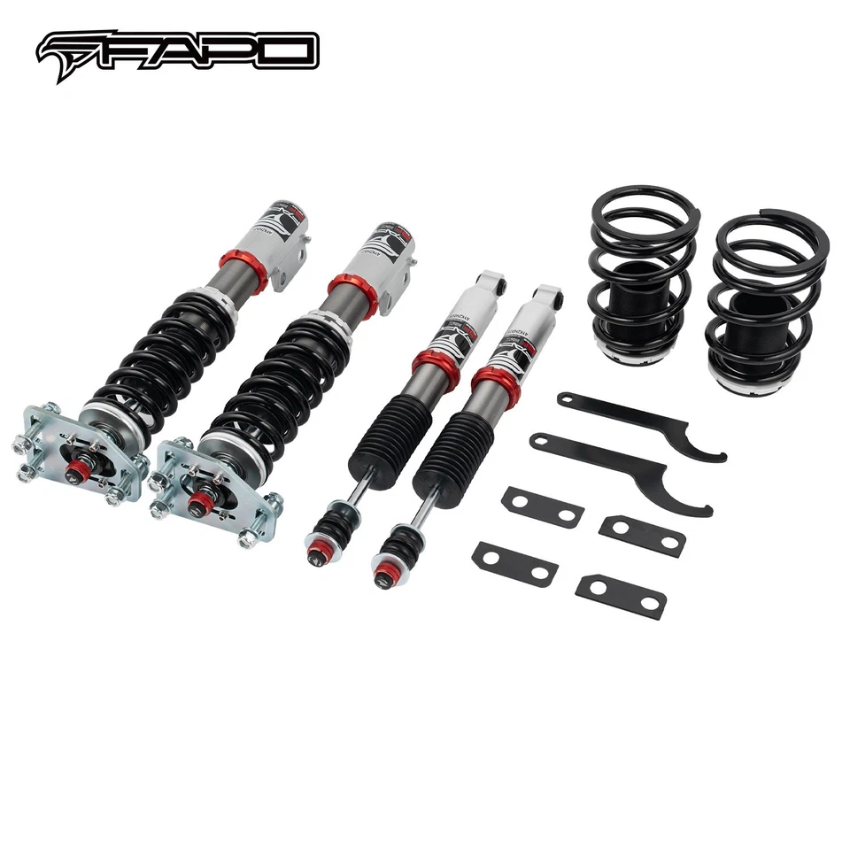 FAPO PF 32 Niveles Amortiguador Ajustable Coilover Kit de Reducción para Ford Mustang 1979-1993 Foto 3 de 4