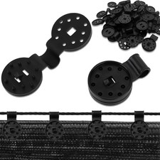 25PCS Shade Cloth Clips,Shade Cloth Heavy Duty Lock Grip,Windproof Awning Cla...