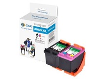G&G 19550 G&G Xxl-Patronen 2Er Set FüR Hp 305XL/ 3YM62AE + 3YM63AE