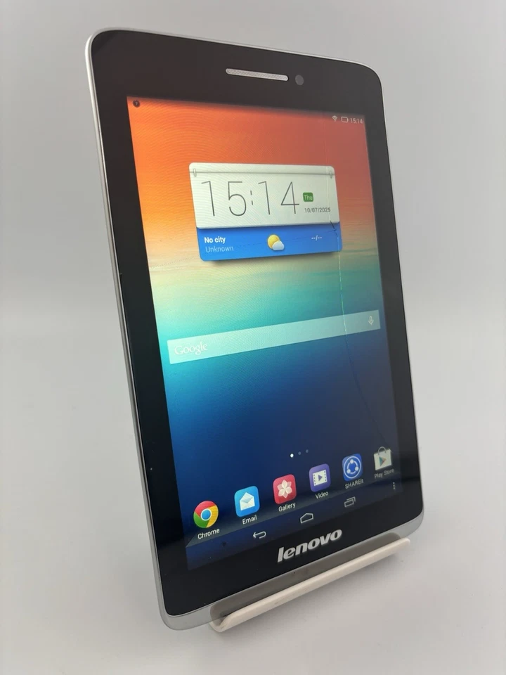 Lenovo S5000 Silver Wi-Fi 7.0 16GB 1GB Ram 5MP Android Tablet Cracked - Image 2 of 4