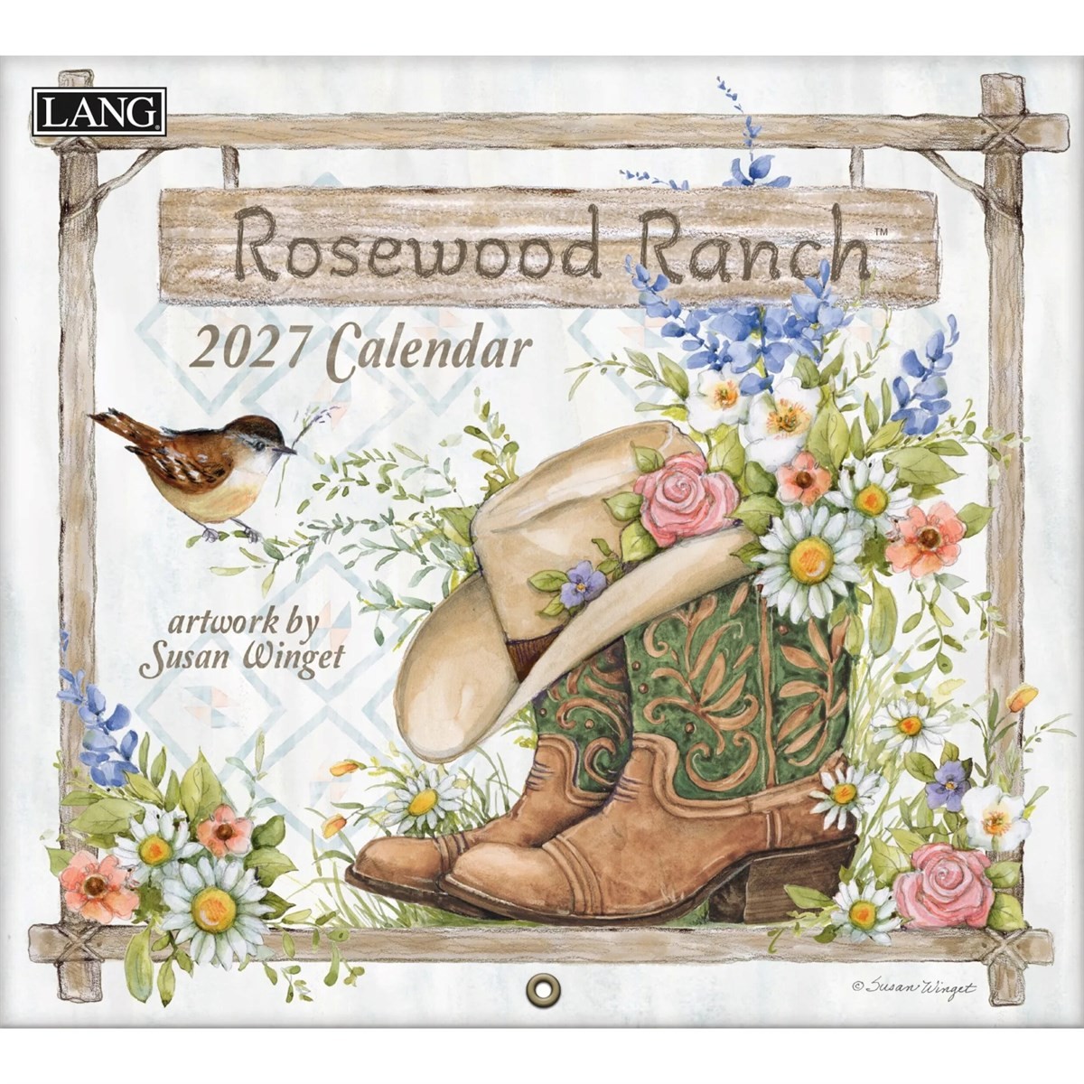 Rackhams Susan Winget, Rosewood Ranch Deluxe Calendar 2027, Deluxe Calendars, Month To View, Animals, Gift - Image 2