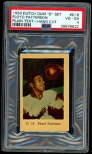 1950 Dutch Gum Cards "D" #D18 Floyd Patterson RC ROOKIE - PSA 4
