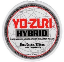 Yo-Zuri Hybrid Monofilament Fishing Line Clear
