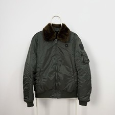 Blauer USA Bomber Green Nylon Jacket Men  s XL