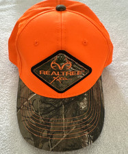 Signatures Realtree Xtra Orange and Camouflage Curved Men s Baseball Cap Hat