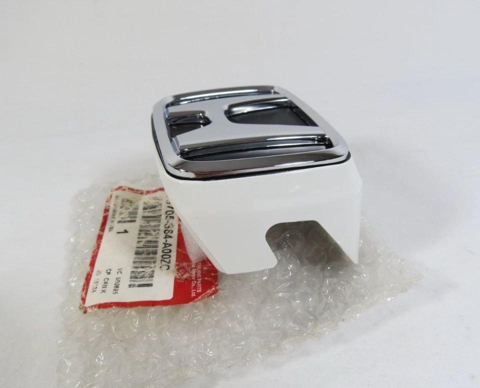 Honda Accord 1998-2000 sedán emblema delantero rejilla tafetán blanco insignia original OEM Foto 2 de 4