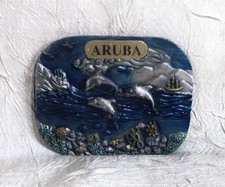 ARUBA Pewter Souvenir Magnet