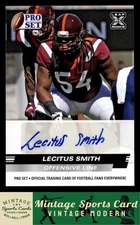 2022 Pro Set Draft - Lecitus Smith - Auto #PSA-LS1 Virginia Tech Hokies