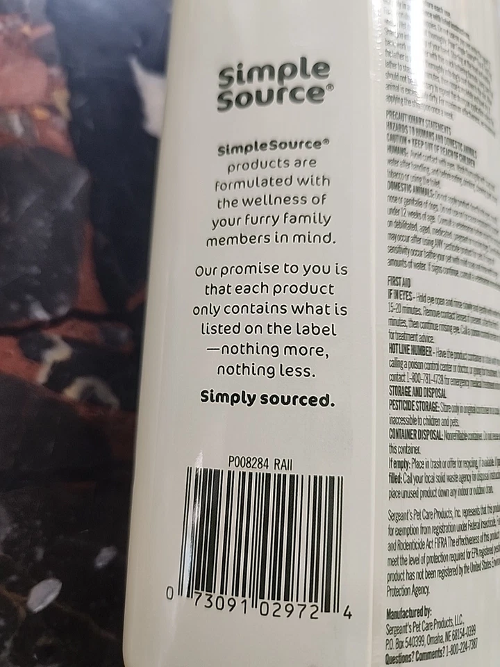 Simple Source Dog Shampoo Flea & Tick - Image 4 of 4