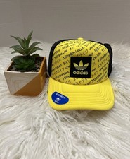 ADIDAS ORIGINALS OG RECODED 3 STRIPE LIFE HAT ADJUSTABLE SNAPBACK TRUCKER HAT H1