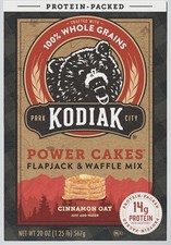 Kodiak Protein-Packed Power Cakes Buttermilk Pancake and Waffle Mix, 20 oz Box