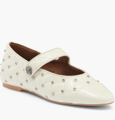 Kurt Geiger Orbit Ballet Flat White Size 10