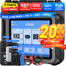 XTOOL X100 MAX Full Set Auto Key Programming ...