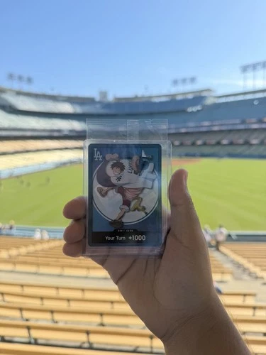 2026 Dodgers x One Piece Night Promo Card Monkey D Luffy SGA