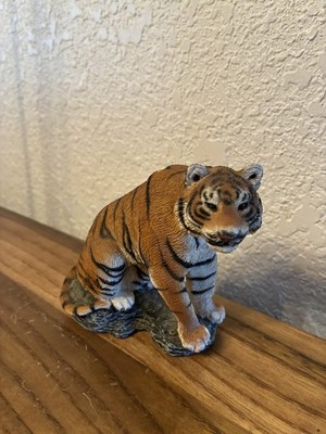90 s Living Stone Tiger Figurine FLAWs See Last Two pics