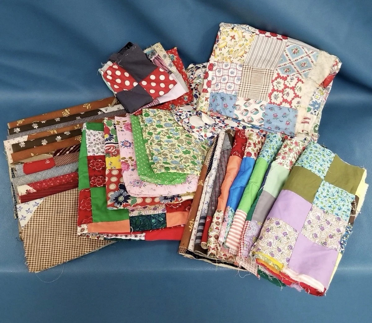 古董/复古被褥布块和上衣| eBay