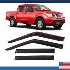 For 2005-2020 Nissan Frontier Crew Cab 4pcs Window Vent Visors Sun Rain 4x For 2005-2020 Nissan Frontier Crew Cab 4pcs Window Vent Visors Sun Rain 4x