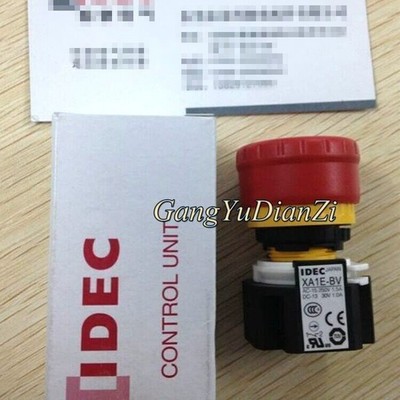1PC New For XA1E-BV301R Emergency Stop Button Switch 16mm 2 Pins 1NC